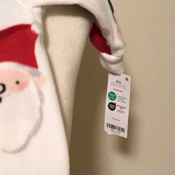 NWT: Carter’s Christmas Onesie PJs - Picture 2 of 4